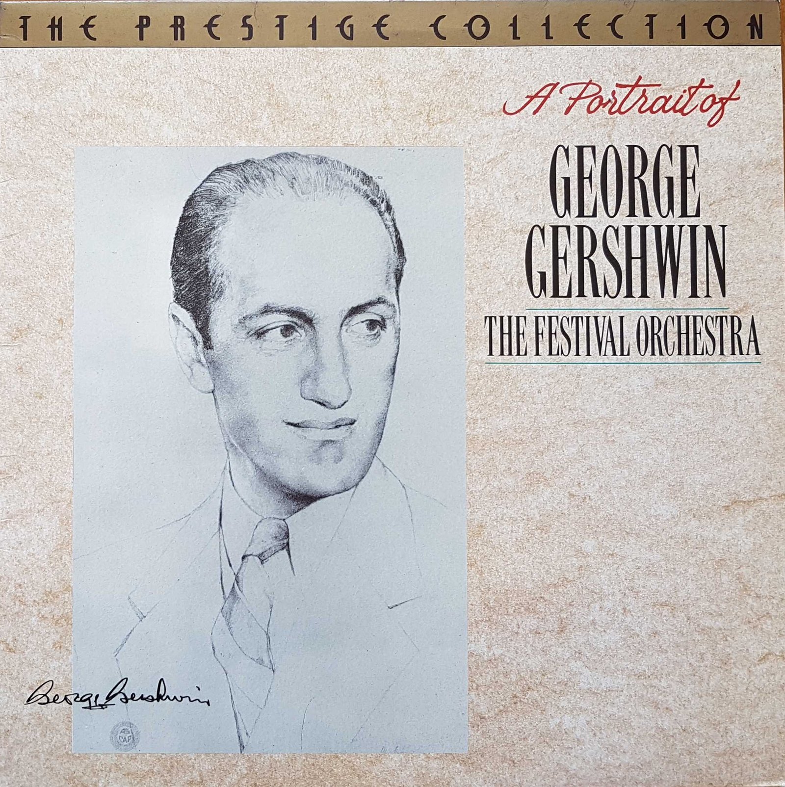 Picture of PREC 5010 A portrait of George Gershwin by artist George Gershwin